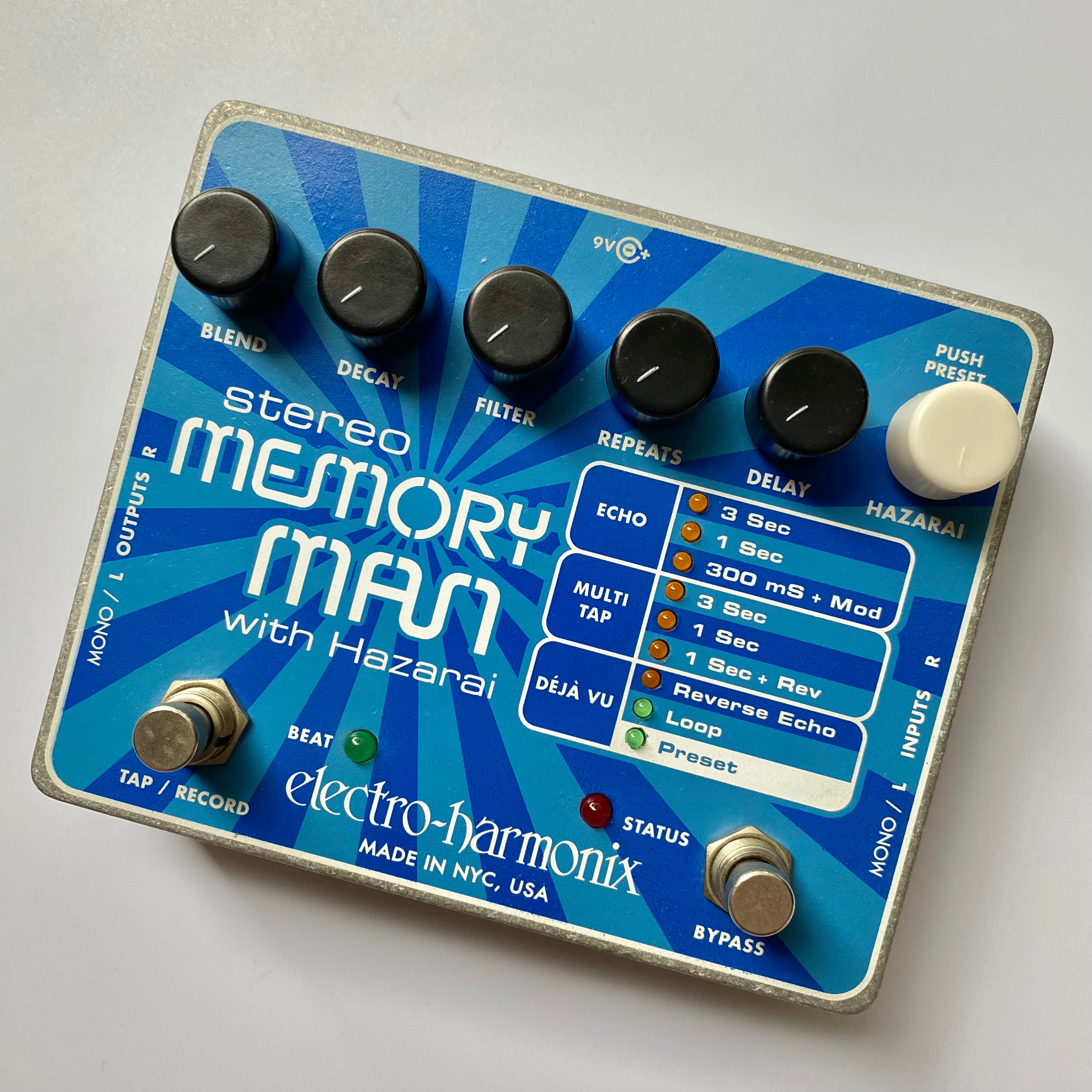 electro harmonix MEMORY MAN WITH HAZARAI - ギター